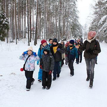 „Na tropie zimowej przyrody” grafika