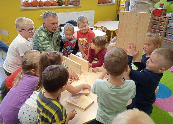 Grafika Akcja edukacyjna "Wędrówki ptaków"