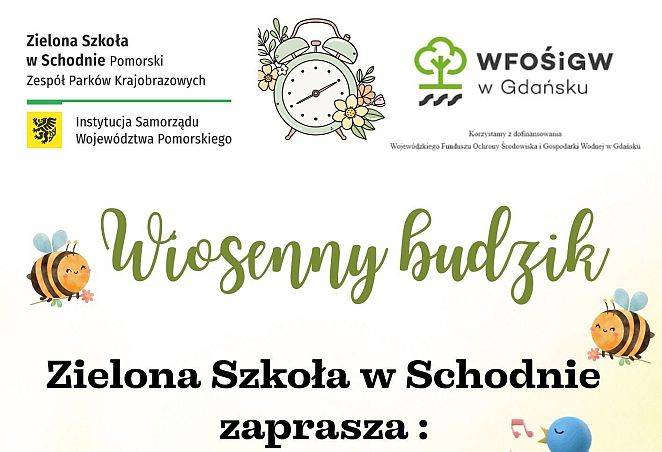 Zielona Szkoła w Schodnie zaprasza na warsztaty "Wiosenny budzik" Grafika Zielona Szkoła w Schodnie zaprasza na warsztaty "Wiosenny budzik"